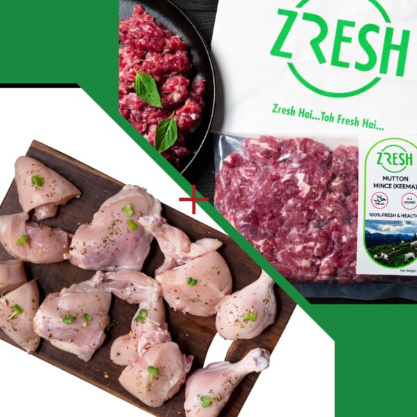 Chicken Curry Cut + Mutton Keema