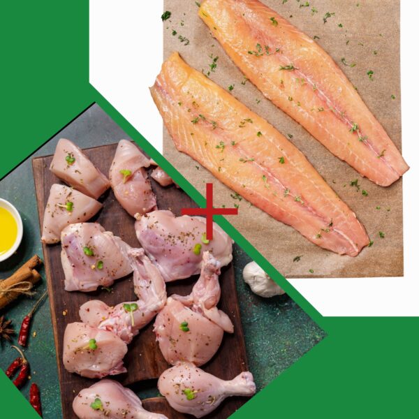 Chicken Curry Cut + Basa Fish cut boneless