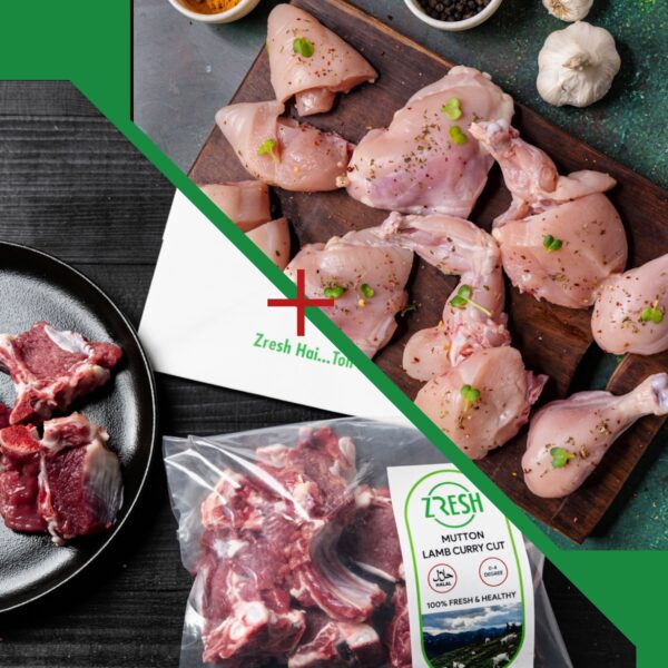 Chicken Curry Cut +Mutton Curry cut