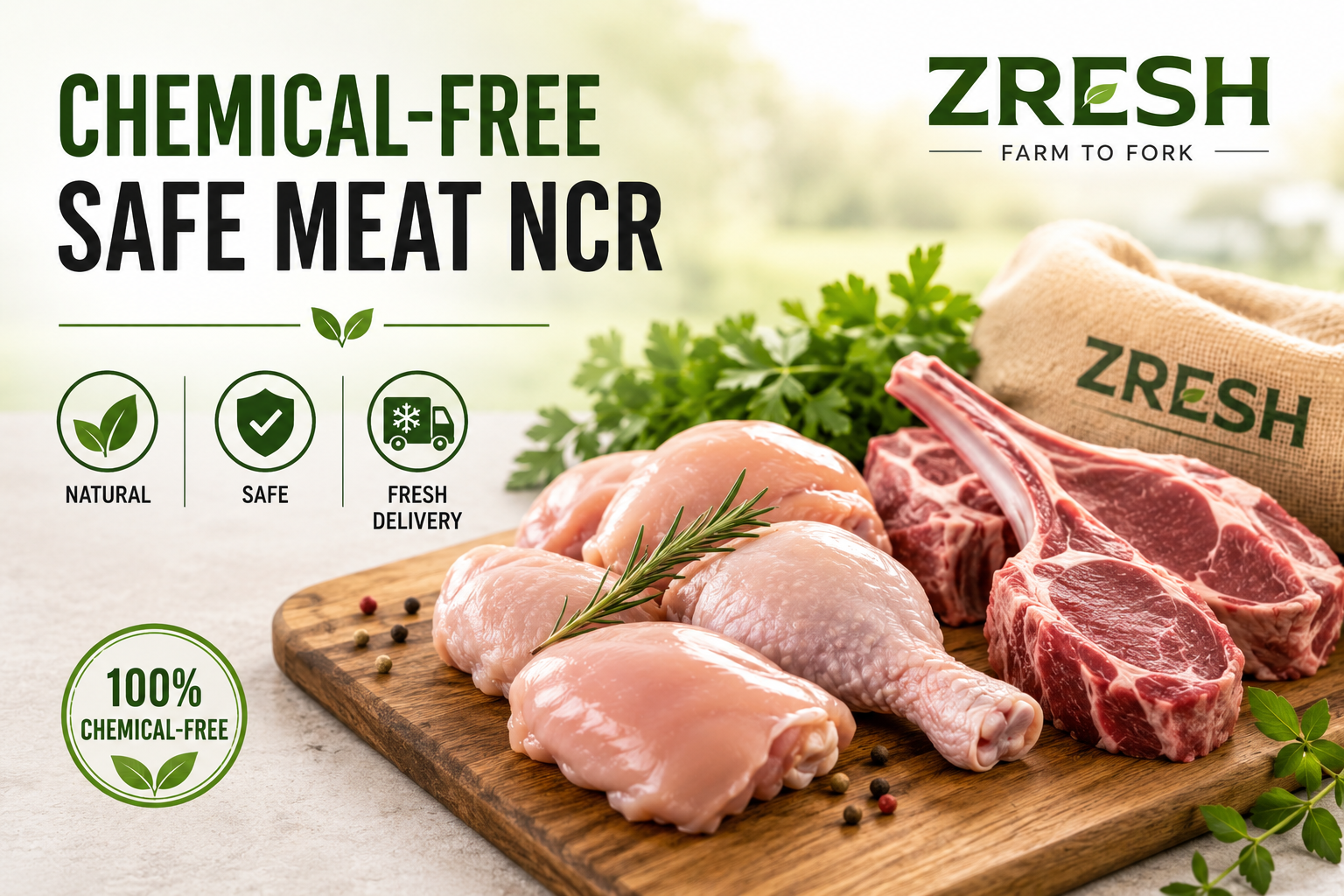 Chemical-Free Safe Meat NCR