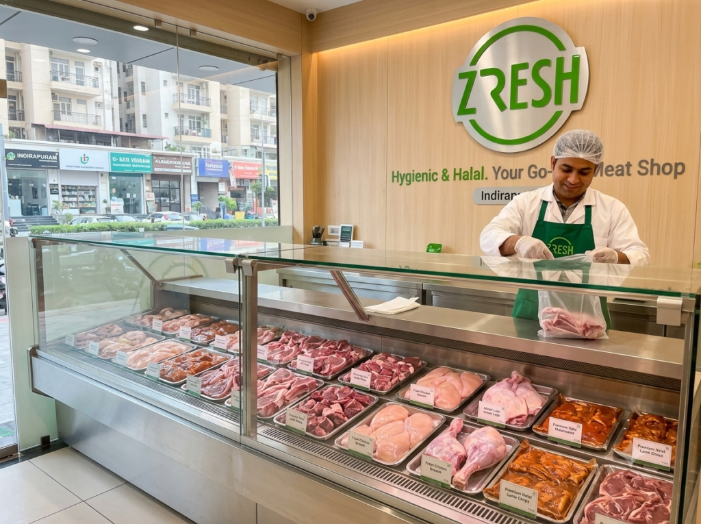Meat Shop in Indirapuram