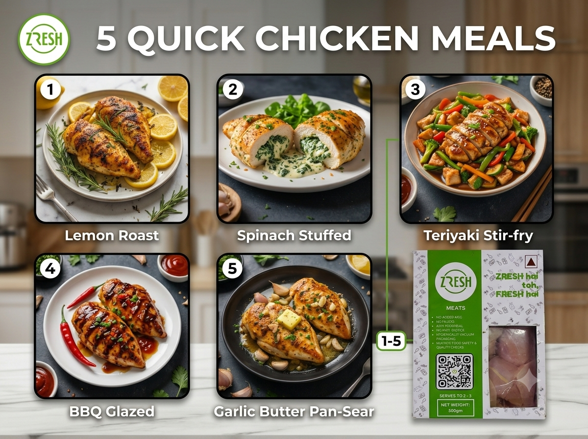 Recipes: 5 Quick Chicken Breast Recipes for Busy Weeknights